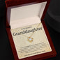 You are Intelligent, strong, brave - To Granddaughter from Nana Necklace 14K White Gold Finish / Two-Toned Jewelry Giftinum