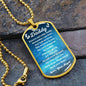 You Are My Daddy From Baby Angel Dog Tag Necklace JewelryGiftinum