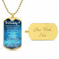 You Are My Daddy From Baby Angel Dog Tag Necklace JewelryGiftinum