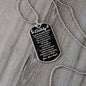 You Are My Daddy From Baby Angel Dog Tag Necklace Military Chain (Silver) / No Jewelry Giftinum