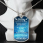 You Are My Daddy From Baby Angel Dog Tag Necklace Military Chain (Silver) / No Jewelry Giftinum