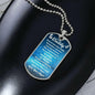 You Are My Daddy From Baby Angel Dog Tag Necklace Military Chain (Silver) / No Jewelry Giftinum