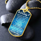 You Are My Daddy From Baby Angel Dog Tag Necklace JewelryGiftinum