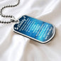 You Are My Daddy From Baby Angel Dog Tag Necklace Military Chain (Silver) / No Jewelry Giftinum