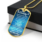 You Are My Daddy From Baby Angel Dog Tag Necklace JewelryGiftinum