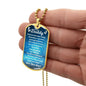 You Are My Daddy From Baby Angel Dog Tag Necklace JewelryGiftinum