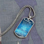 You Are My Daddy From Baby Angel Dog Tag Necklace Military Chain (Silver) / No Jewelry Giftinum