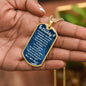 You Are My Daddy From Baby Angel Dog Tag Necklace Military Chain (Silver) / No Jewelry Giftinum
