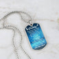 You Are My Daddy From Baby Angel Dog Tag Necklace Military Chain (Silver) / No Jewelry Giftinum