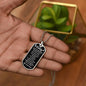 You Are My Daddy From Baby Angel Dog Tag Necklace Military Chain (Silver) / No Jewelry Giftinum