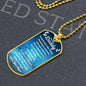 You Are My Daddy From Baby Angel Dog Tag Necklace JewelryGiftinum