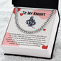 You are my shining armor To My Knight Valentine's Necklace Stainless Steel / Standard Box Jewelry Giftinum