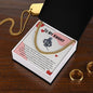You are my shining armor To My Knight Valentine's Necklace Stainless Steel / Standard Box Jewelry Giftinum