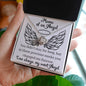 You didn't stay for long - Mama of an Angel Necklace 14K White Gold Finish / Two-Toned Box Jewelry Giftinum