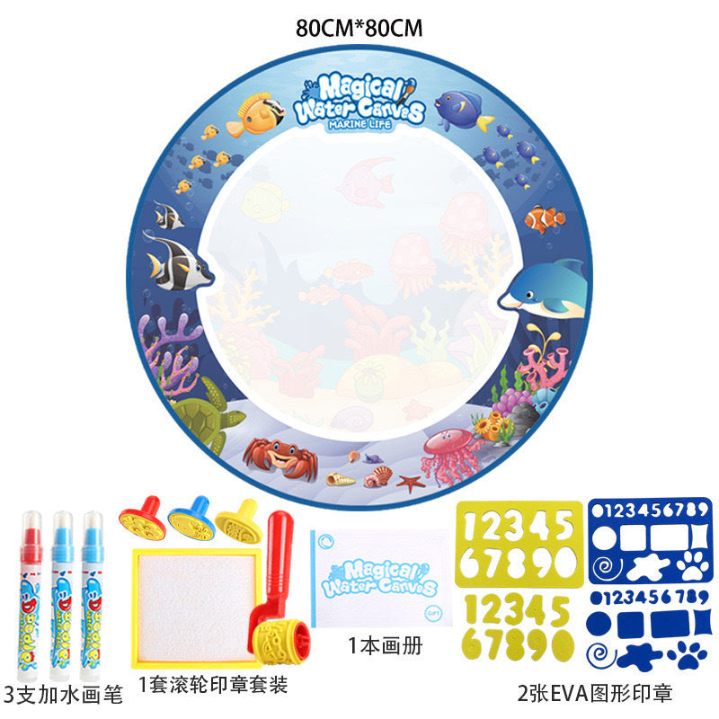 Magic Canvas toy can be clear drawing board Magic colorful graffiti carpet drawing book children's toys