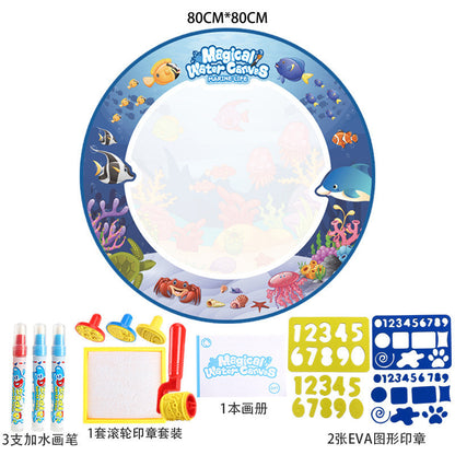 Magic Canvas toy can be clear drawing board Magic colorful graffiti carpet drawing book children's toys