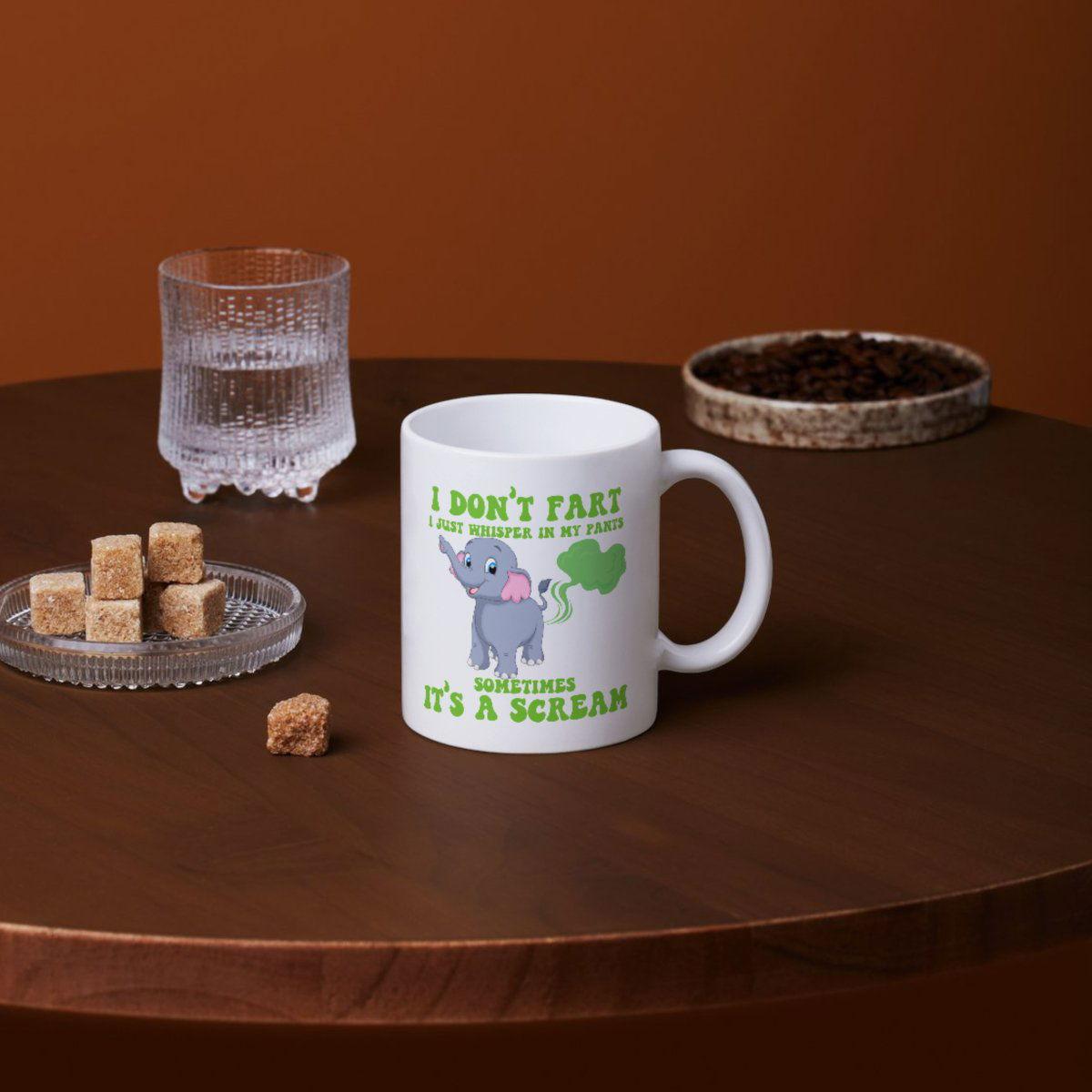 11 oz Elephant Fart Mug Default Title Front/Back Giftinum