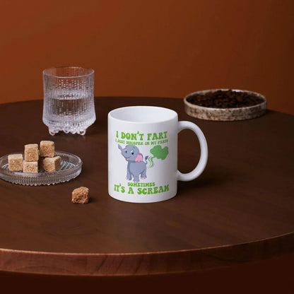 11 oz Elephant Fart Mug - Giftinum