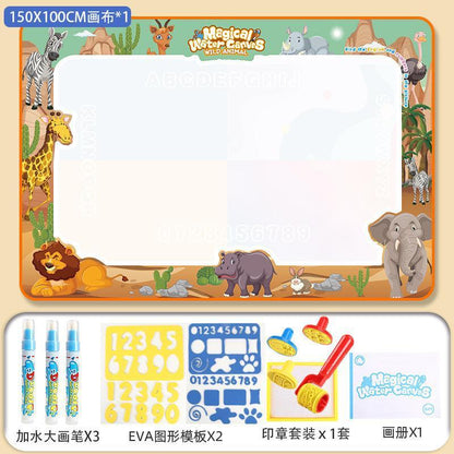 Magic Canvas toy can be clear drawing board Magic colorful graffiti carpet drawing book children's toys