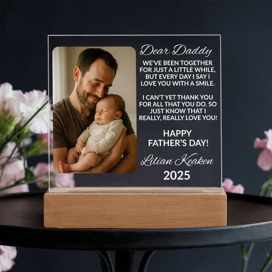 Father’s Day Gift – Custom Photo Acrylic Plaque