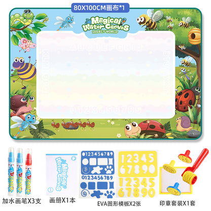 Magic Canvas toy can be clear drawing board Magic colorful graffiti carpet drawing book children's toys