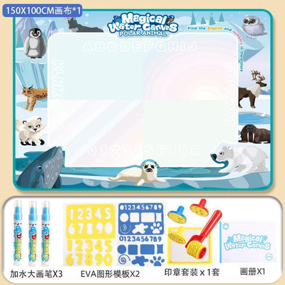 Magic Canvas toy can be clear drawing board Magic colorful graffiti carpet drawing book children's toys