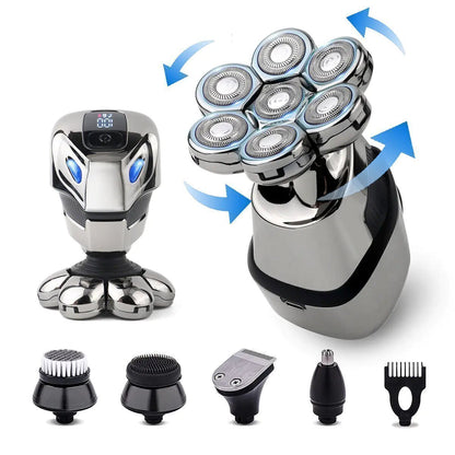 7D Cordless Men’s 5 - In - 1 Electric Shaver Shaver Giftinum