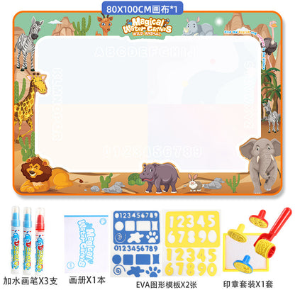 Magic Canvas toy can be clear drawing board Magic colorful graffiti carpet drawing book children's toys