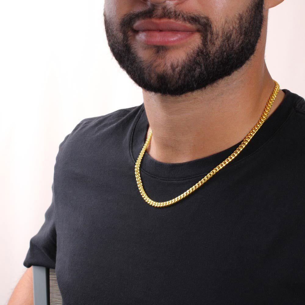 Amazing Dad Cuban Link Chain - you are my hero - Giftinum