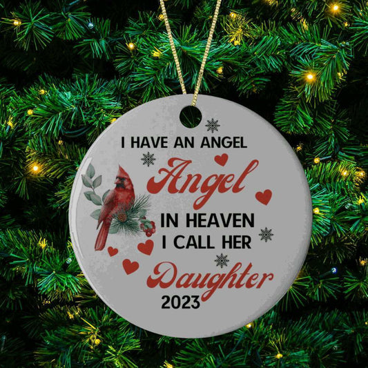 Angel in Heaven I call her Daughter Ornament - Giftinum