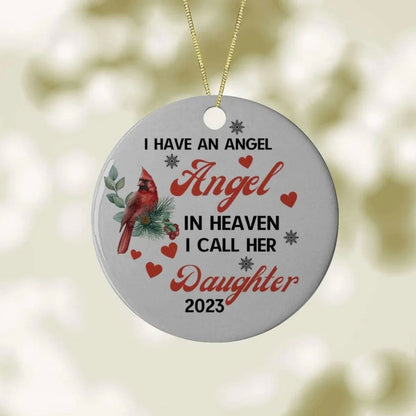 Angel in Heaven I call her Daughter Ornament - Giftinum
