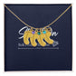 Baby Feet 4 Charms / 18K Yellow Gold Finish / Standard Box Jewelry Giftinum