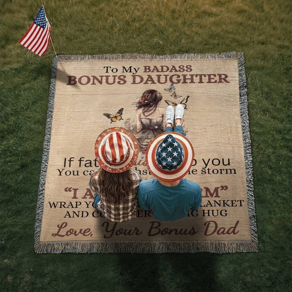 Badass Bonus Daughter Blanket (3) Default Title Blankets Giftinum