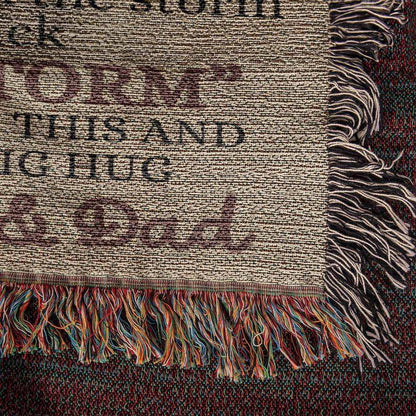 Badass Daughter Heirloom Woven Blanket - Giftinum