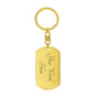 Badass Daughter Keychain - Straighten your crown - Giftinum