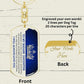 Badass Daughter Keychain - Straighten your crown - Giftinum