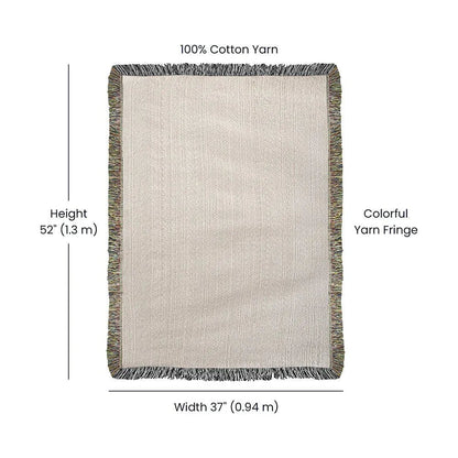 Badass Daughter woven blanket - Giftinum