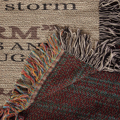 Badass Daughter woven blanket - Giftinum