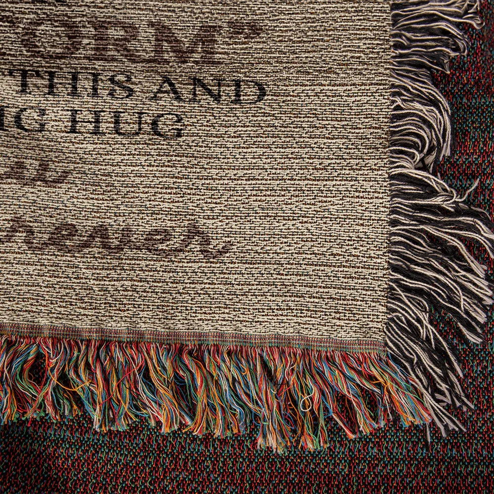 Badass Daughter woven blanket - Giftinum