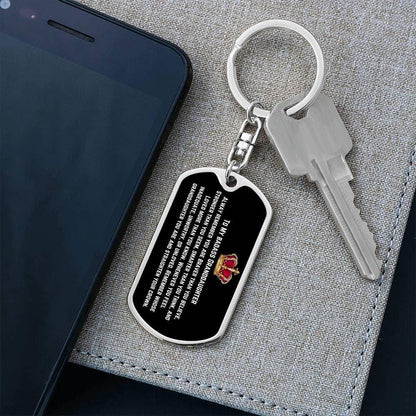 Badass Granddaughter Keychain - Giftinum