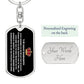 Badass Granddaughter Keychain - Giftinum