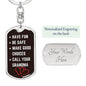 Be Safe Keychain From Grandma - Giftinum