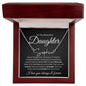 Beautiful Daughter Custom Signature Necklace - Never forget - Giftinum
