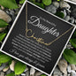 Beautiful Daughter Custom Signature Necklace - Never forget - Giftinum