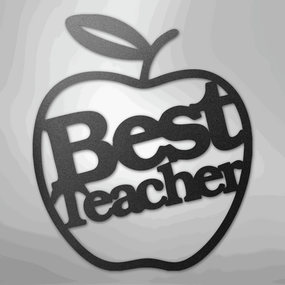 Best Teacher - Steel Sign - Giftinum
