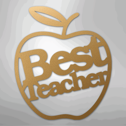 Best Teacher - Steel Sign - Giftinum