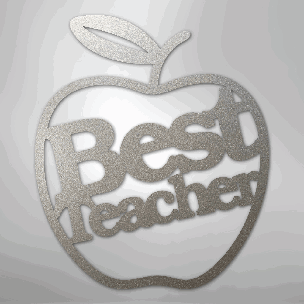 Best Teacher - Steel Sign - Giftinum