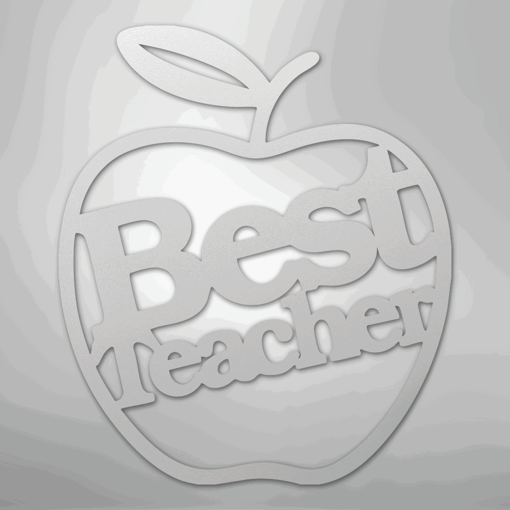Best Teacher - Steel Sign - Giftinum