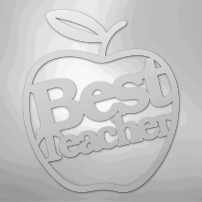 Best Teacher - Steel Sign - Giftinum