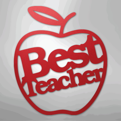 Best Teacher - Steel Sign - Giftinum